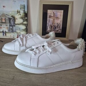 Ralph Lauren White Sneakers with Cozy Lining